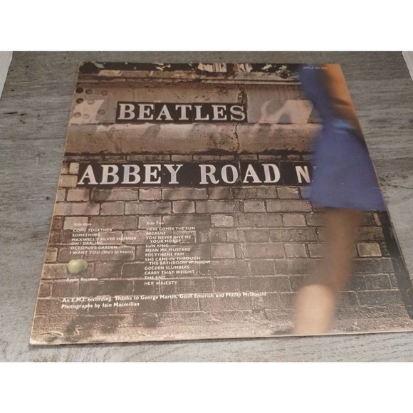 The BEATLES "Abby Road" Vinyl Album! Apple 1969 (SO-383) Vintage Press - Picture 4 of 6